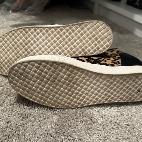 Steve Madden Leopard Print Sneakers with Black Accents - Picture 7 of 7